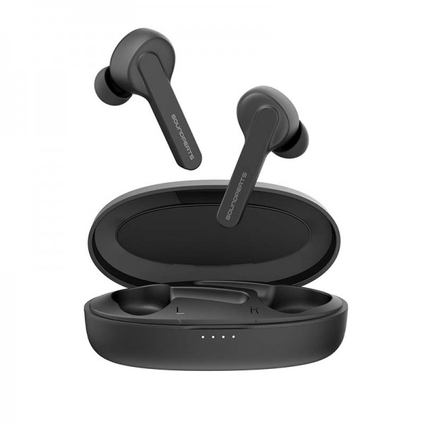 Casti Bluetooth Soundpeats Truecapsule, Wireless,Voice Assistant, Bluetooth 5.0, Negru