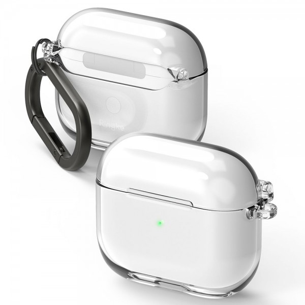 Husa Protectie Ringke Hinge Compatibila Cu Airpods 3, Transparenta