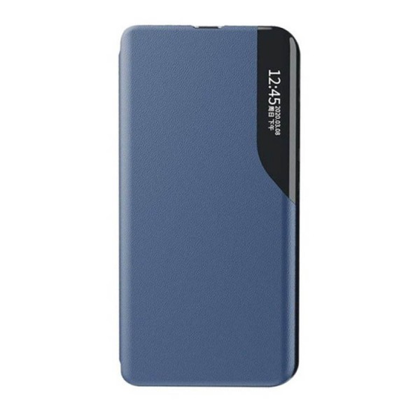 Husa Tip Carte Upzz Eco Book Compatibila Cu Samsung Galaxy S22, Piele Ecologica, Albastru Inchis