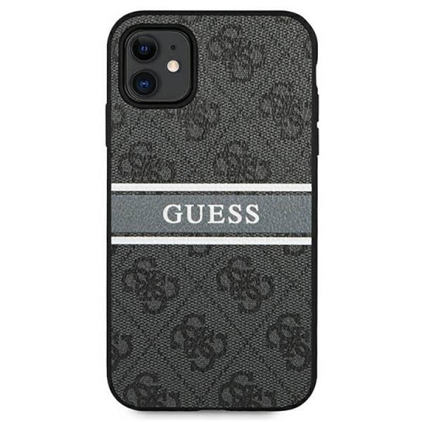 Husa Guess Pentru iPhone 11, Stripe 4G, Grey - 005467
