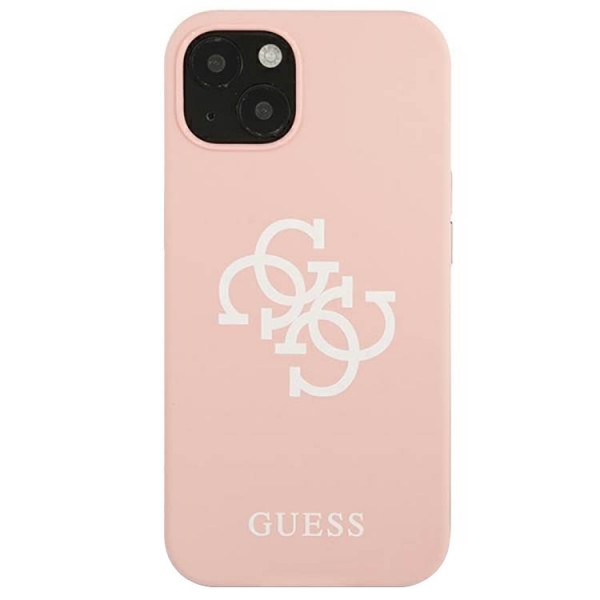 Husa Premium Guess iPhone 13, Colectia Silicone 4G Logo, Roz – 024321 Guess imagine noua 2022