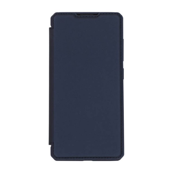 Husa Premium Duxducis Skin X Flip Cover Compatibila Cu Samsung Galaxy S21 FE, Albastru
