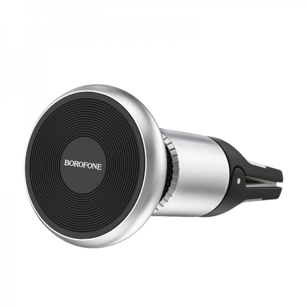 Suport Auto Universal Borofone Cool Move Magnetic Pentru Ventilatie, BH47 Silver