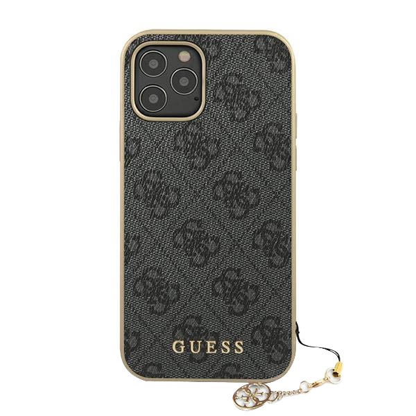 Husa Guess Compatibila Cu iPhone 12 Pro Max, Colectia Charms, Grey – 89536