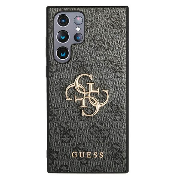 Husa Spate Guess, Compatibila Cu Samsung Galaxy S22 Ultra, Colectia Big Metal Logo, Gri – 46705 Guess imagine noua 2022