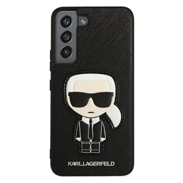 Husa Karl Lagerfeld Compatibila Cu Samsung Galaxy S22, Saffiano Ikonik Karls Patch, Negru – 45418 itelmobile.ro imagine noua 2022