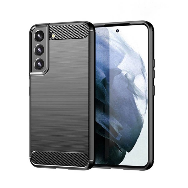 Husa Spate Upzz Carbon Pro, Compatibila Cu Samsung Galaxy S22, Negru itelmobile.ro imagine noua 2022
