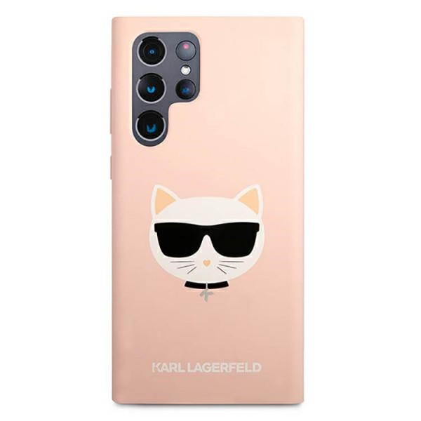 Husa Spate Karl Lagerfeld, Compatibila Cu Samsung Galaxy S22 Ultra, Silicone Choupette Head, Roz – 45647 itelmobile.ro imagine noua 2022