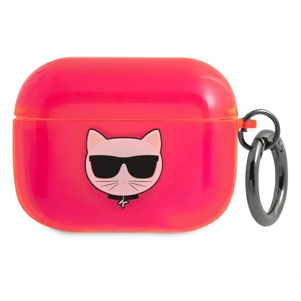 Husa Protectie Karl Lagerfeld Pentru Airpods Pro, Silicone Pink Choupette, Roz – 9009328