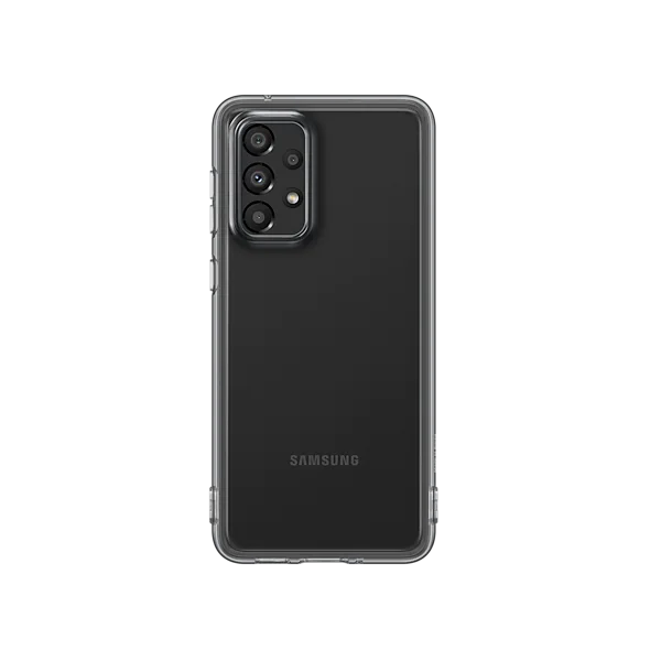 Husa Spate Samsung Soft Clear Cover Compatibila Cu Samsung Galaxy A33 5G, Transparenta Fumurie itelmobile.ro imagine noua 2022