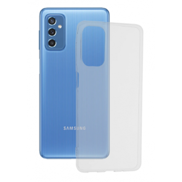 Husa Spate UPzz Ultra Slim Pentru Samsung Galaxy M52 5G, Transparenta, Silicon 0.5mm itelmobile.ro imagine noua 2022