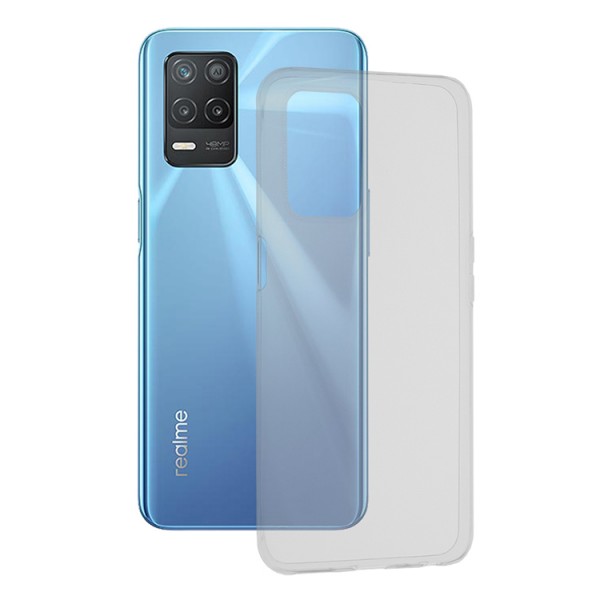 Husa Spate UPzz Ultra Slim, Pentru Realme 8 5G, Transparenta, Silicon 0.5mm itelmobile.ro imagine noua 2022