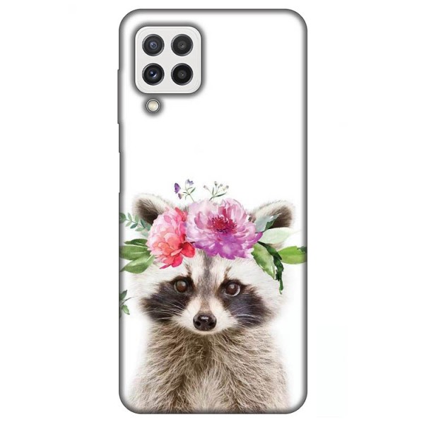 Husa Silicon Soft Upzz Print, Compatibila Cu Samsung Galaxy A22, Cute Raccoon itelmobile.ro imagine noua 2022