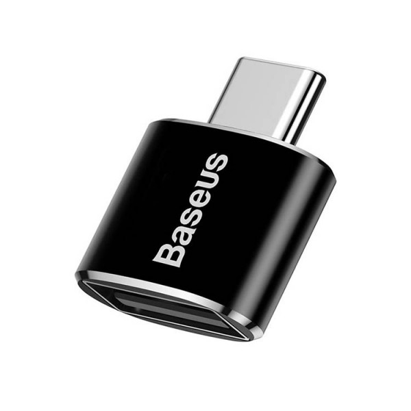 Adaptor Baseus Mini USB Type C La USB 3.0, Negru – CATOTG-01 BASEUS imagine noua 2022