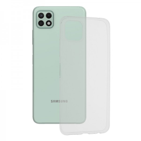 Husa Ultra Slim Upzz Compatibila Cu Samsung Galaxy A22 5G, Grosime 0.5mm Transparenta image4