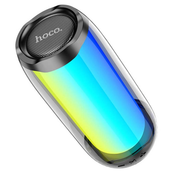 Boxa Portabila Bluetooth 5.0, Hoco Pulsating, Iluminare RGB, TWS, Negru – HC8 5.0 imagine noua 2022