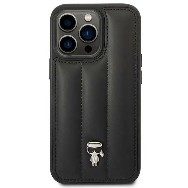 Husa Spate Karl Lagerfeld Compatibila Cu iPhone 14 Pro Max, Puffy Ikonik Pin, Negru – 9077747 9077747 imagine noua 2022