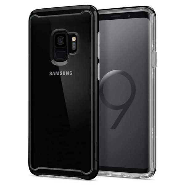 Husa Originala Spigen Neo Hybrid Crystal Samsung Galaxy S9 Midnight Black imagine itelmobile.ro 2021