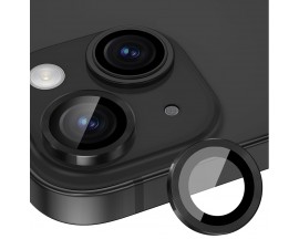 Set Folie Sticla Camera Individuala Lito S+ Compatibila Cu iPhone 15 / 15 Plus, Black