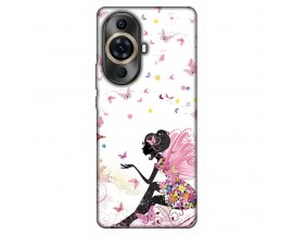 Husa Silicon Soft Upzz Print, Compatibila Cu Huawei Nova 11, Pink Fairy
