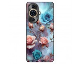 Husa Silicon Soft Upzz Print, Compatibila Cu Huawei Nova 11, Roses