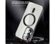 Husa Upzz Luxury Crystal MagSafe Protectie La Camere, Compatibila Cu Samsung Galaxy S23 Plus - Light Green