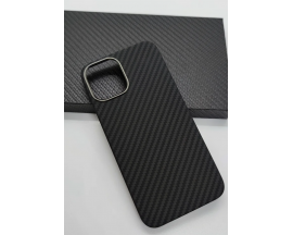 Husa Upzz Kevlar Compatibila Cu iPhone 15 Pro, Protectie La Camere, Ultra Slim, Negru