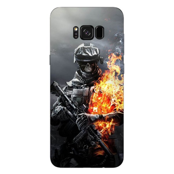 Husa Silicon Soft Upzz Print Samsung S8+ Plus Soldier itelmobile.ro imagine noua 2022