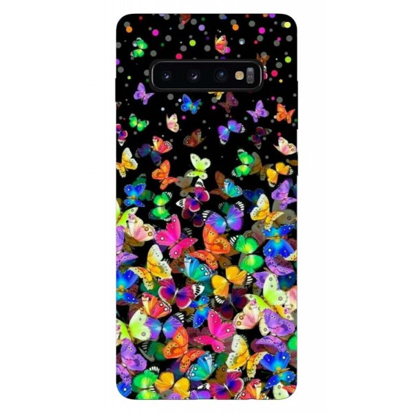 Husa Silicon Soft Upzz Print Samsung Galaxy S10 Plus Model Colorature