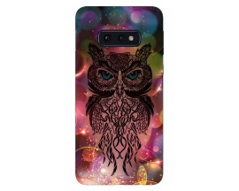 Husa Silicon Soft Upzz Print Compatibila Cu Samsung Galaxy S10e Model Sparkle Owl