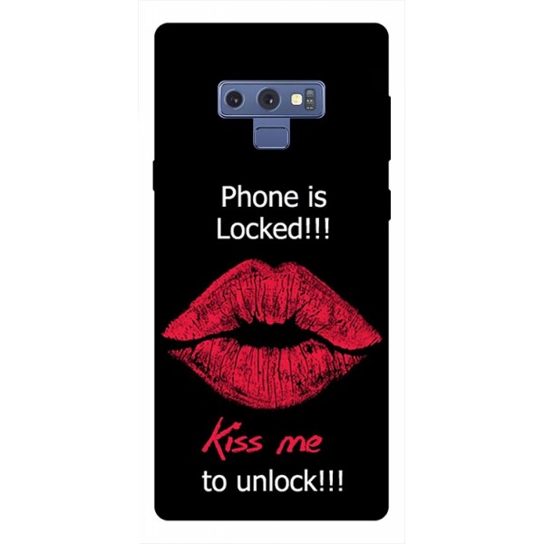 Husa Silicon Soft Upzz Print Samsung Galaxy Note 9 Model Kiss itelmobile.ro imagine noua 2022