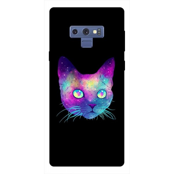 Husa Silicon Soft Upzz Print Samsung Galaxy Note 9 Model Neon Cat itelmobile.ro imagine noua 2022