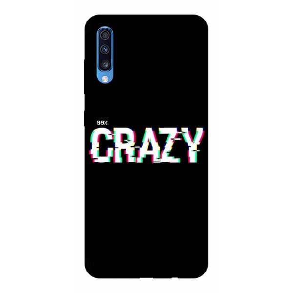 Husa Silicon Soft Upzz Print Samsung A70 Model Crazy itelmobile.ro imagine noua 2022