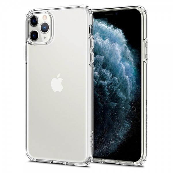 Husa Premium Spigen Liquid Crystal iPhone 11 Pro Transparenta itelmobile.ro imagine noua 2022