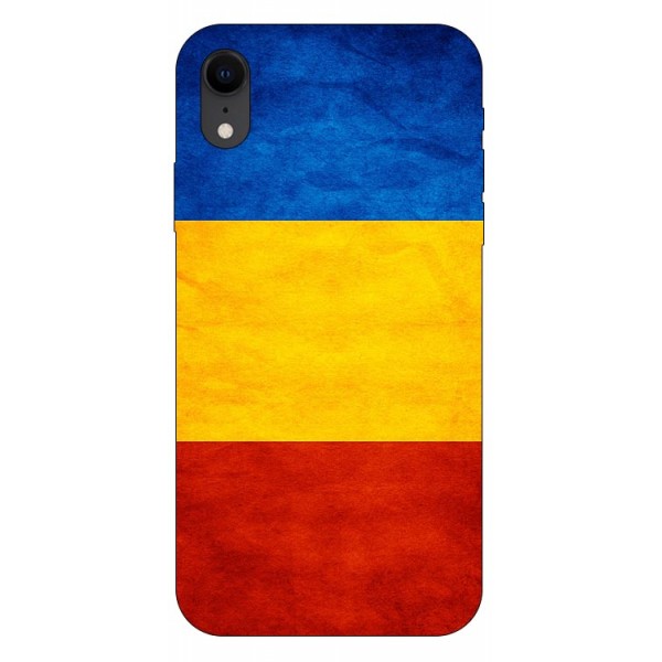 Husa Silicon Soft Upzz Print iPhone Xr Model Tricolor itelmobile.ro imagine noua 2022