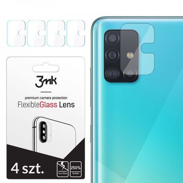 Set 4 Buc Folie Sticla Nano Glass Pentru Camera 3mk Samsung Galaxy A51 Transparenta imagine itelmobile.ro 2021
