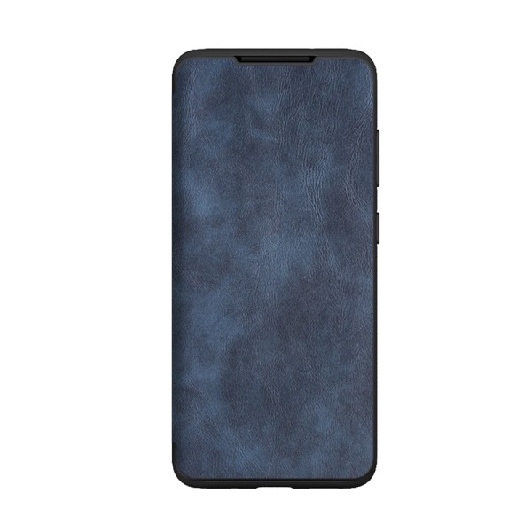 Husa Premium Flip Book Upzz Leather Samsung Galaxy S20 Ultra, Piele Ecologica, Albastru
