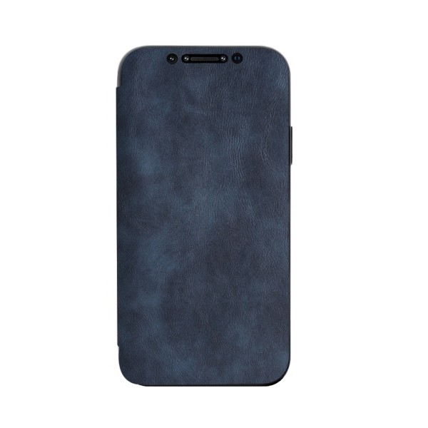 Husa Premium Flip Book Upzz Leather iPhone 11 Pro, Piele Ecologica, Albastru itelmobile.ro imagine noua 2022