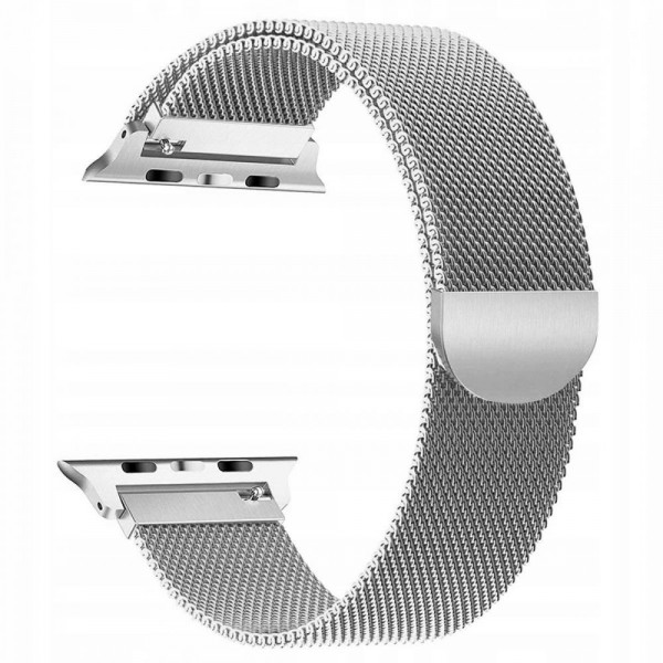 Curea Tech Protect Milanese Loop, Compatibila Cu Apple Watch 1/2/3/4/5 (38/40mm) ,silver