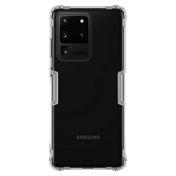 Husa Premium Nillkin Nature Pentru Samsung Galaxy S20 Ultra , Tehnologie Air Cushion ,anti-alunecare ,transparenta