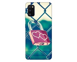 Husa Silicon Soft Upzz Print Samsung Galaxy Galaxy A41 Model Heart Lock
