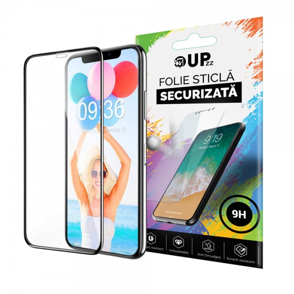 Folie Sticla Premium Full Glue Marca Upzz Pro Glass iPhone Xs Max itelmobile.ro imagine noua 2022