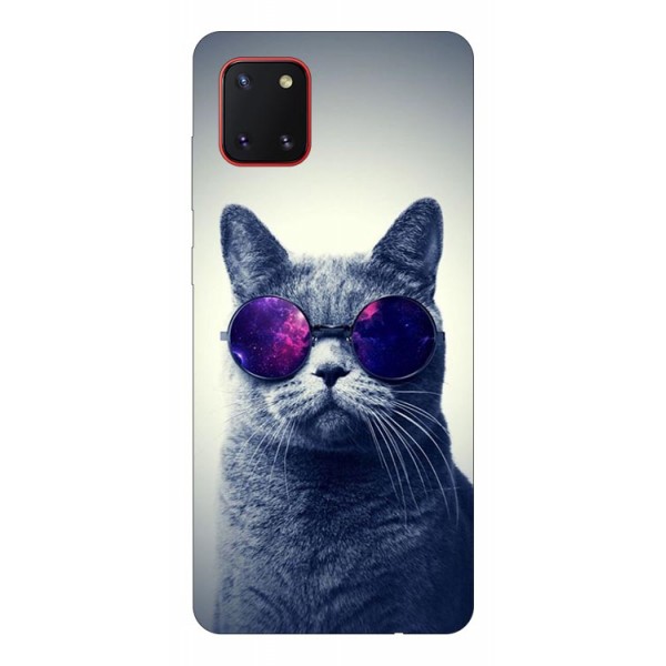 Husa Silicon Soft Upzz Print Samsung Galaxy Note 10 Lite Model Cool Cat