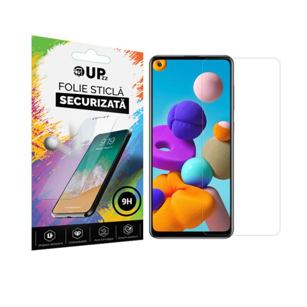 Folie Sticla Securizata 9h Upzz Samsung Galaxy A21s Transparenta itelmobile.ro imagine noua 2022