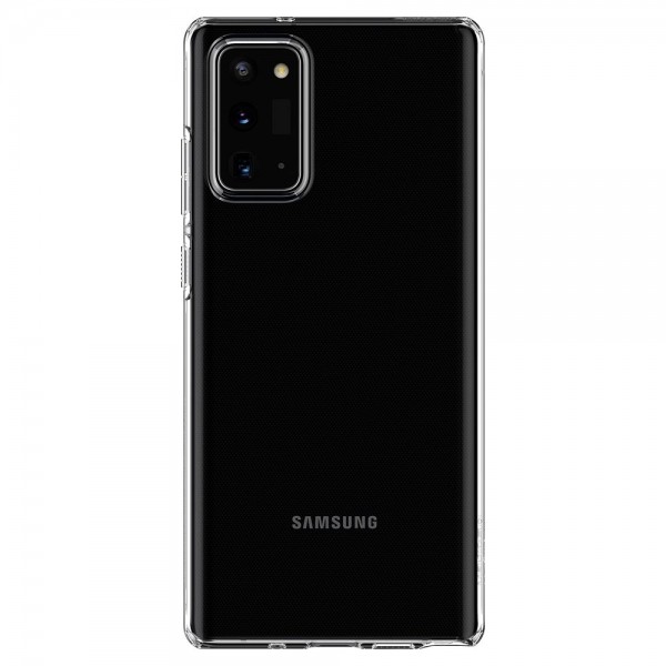 Husa Premium Originala Spigen Liquid Crystal Samsung Galaxy Note 20 , Silicon Transparent geekmall.ro imagine noua tecomm.ro
