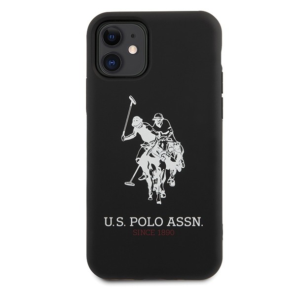 Husa Premium Originala Us Polo Assn iPhone 11 , Negru-ushcn61slhrbk