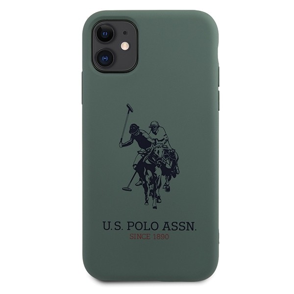 Husa Premium Originala Us Polo Assn iPhone 11 , Verde -ushcn61slhrgn