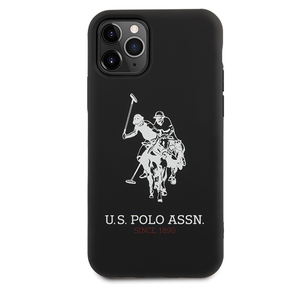 Husa Premium Originala Us Polo Assn iPhone 11 Pro Max , Negru - Ushcn65slhrbk
