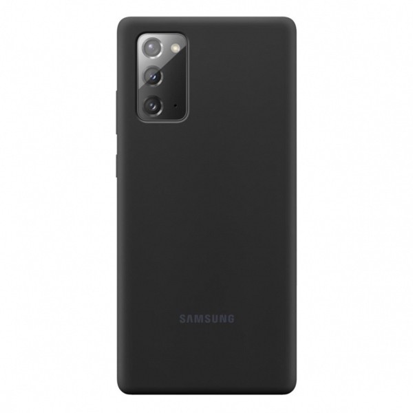 Husa Spate Originala Samsung Galaxy Note 20 ,silicon ,negru -ef-pn980tb geekmall.ro imagine noua tecomm.ro