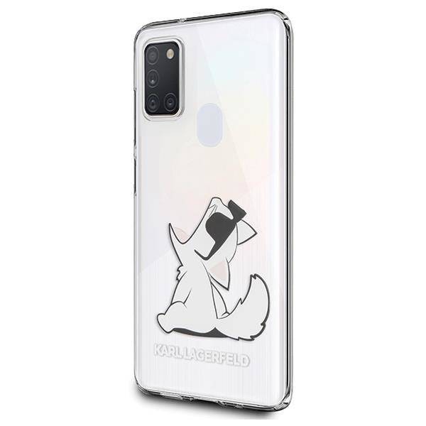 Husa Premium Originala Karl Lagerfeld Samsung Galaxy M21 Choupette Fun ,transparenta – Klhcm21cfnrc